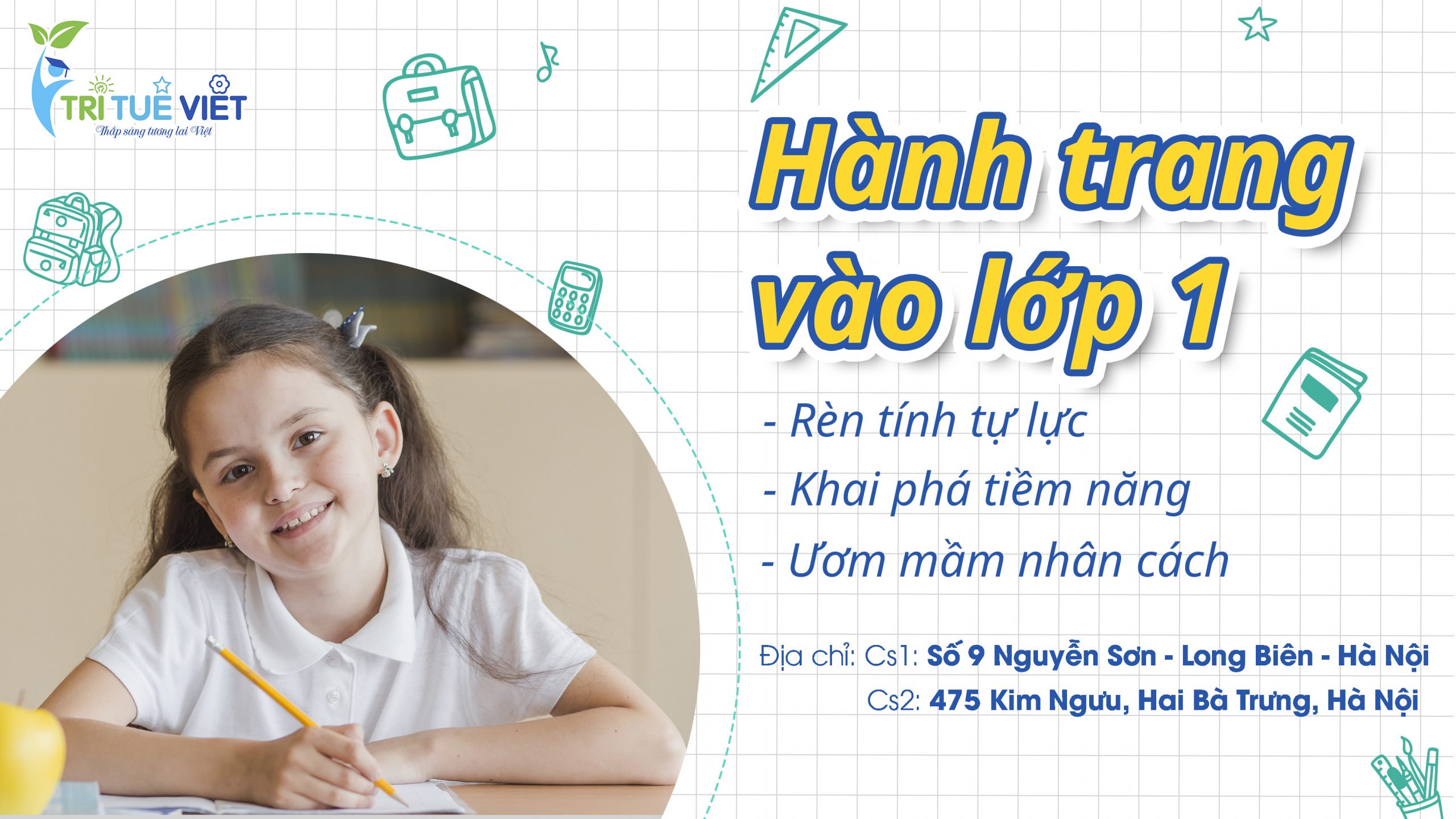 KĨ NĂNG CHUẨN BỊ VÀO LỚP 1